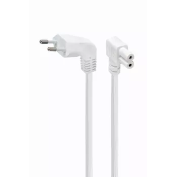 Stroomkabel GEMBIRD C7–C7 2,5 m wit, 10 A (PC-184L-VDE-2.5M-W)
