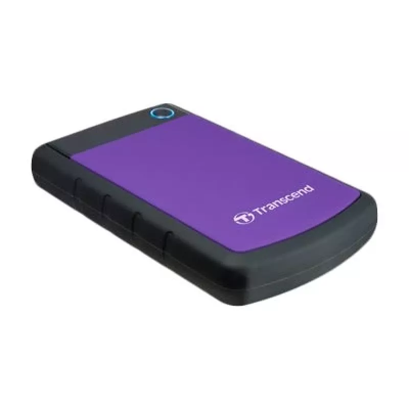 Transcend StoreJet 25H3P - harde schijf - 4TB - extern (draagbaar) - 2.5 (6,4 cm) - USB3.0 - 256-bit AES - paars (TS4TSJ25H3P)