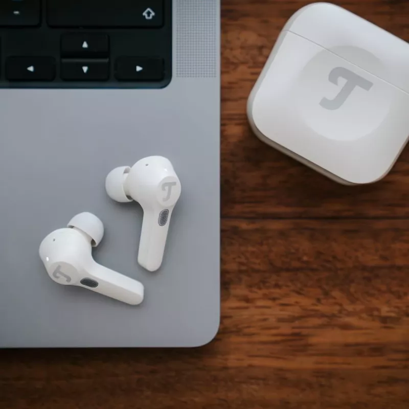 Teufel AIRY TWS Pro headset draadloos in-ear gesprekken/muziek Bluetooth wit