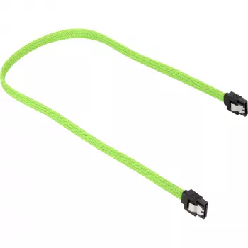 SATA-kabel Sharkoon SATA 3 0,45 m 7-polig zwart groen