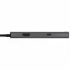 Unitek H1112F actieve USB-C-hub, 6 poorten, 5 Gbps, HDMI 4K@30Hz, RJ-45, 2x USB-A, 2x USB-C, PD 100 W, aluminium, grijs
