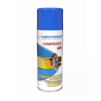 Persluchtspray ESPERANZA ES103 400 ml, blauw/wit, laat geen krassen achter