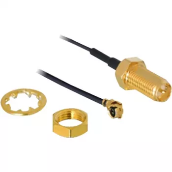 Antenne DeLOCK RP-SMA WL I-PEX M / RP-SMA F zwart
