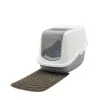 SAVIC Nestor wit-grijs - kattenbak met kap - 56x39x38,5 cm - 1 stuk