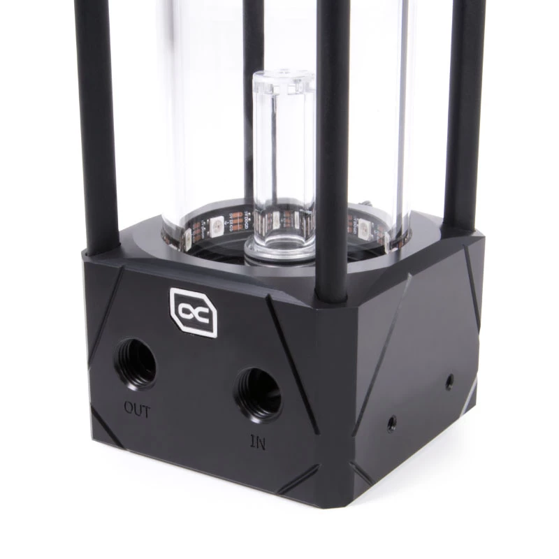 Alphacool Eisbecher Aurora D5 250 mm reservoir met VPP Apex D5-pomp, acetaal/glas (13326)