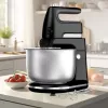 Staafmixer Maestro MR-553 met roterende RVS-kom, 600 W, zwart