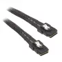 SilverStone CPS02 - SATA- / SAS-kabel - met sidebands - SAS 12Gbit/s - 4-lane - 4 x Mini SAS (SFF-8087) (W) naar 4 x Mini SAS (SFF-8087) (W) - 50cm - S