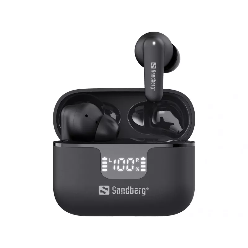 Headset Sandberg draadloze oordopjes ANC+ENC
