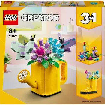 LEGO Creator bloem in gieter 31149 — bouwbaar bloemmodel, 420 onderdelen, 120×150×130 mm
