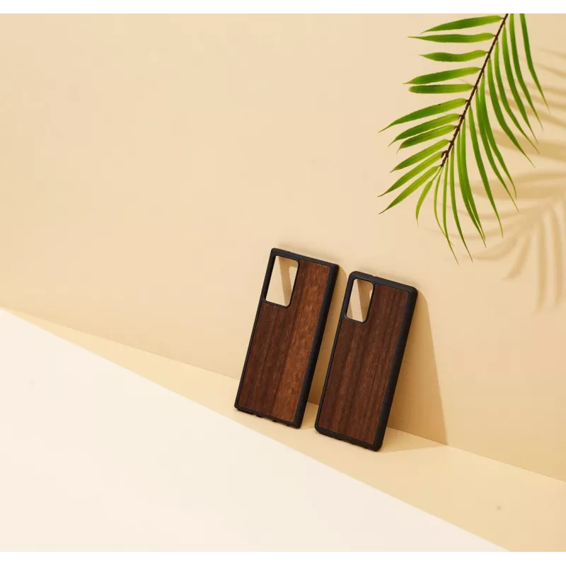 Smartphonehoes man and wood Galaxy Note 20 zwart koala