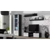 Cama tv-standaard SOHO 140 zwart/wit glanzend