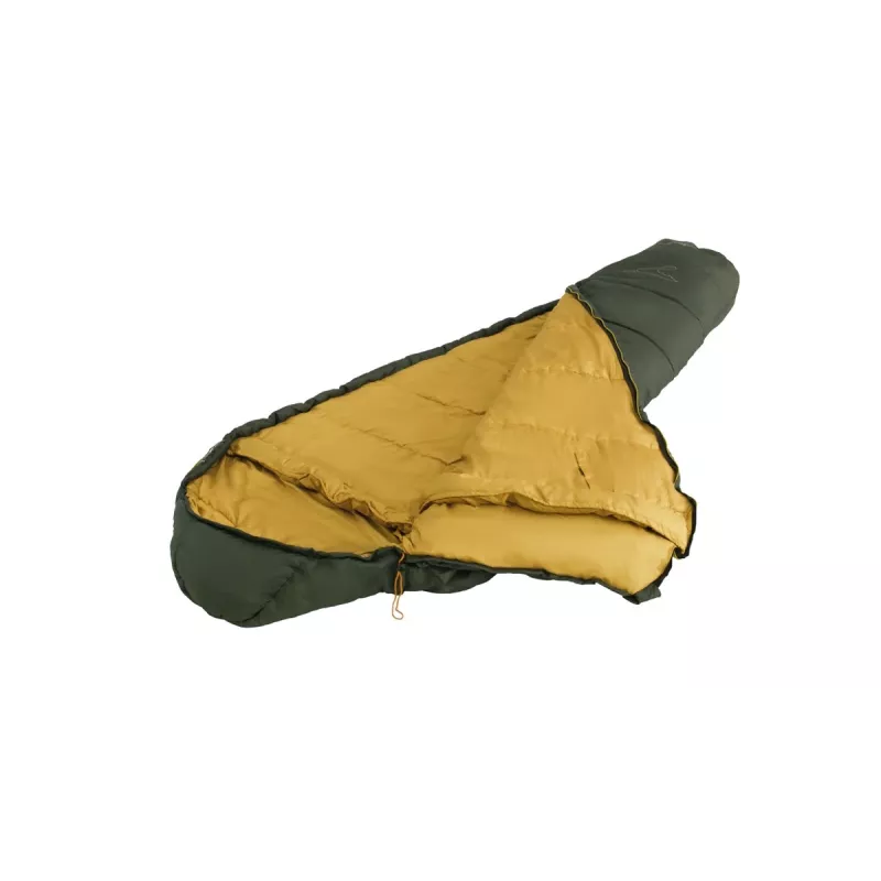 Slaapzak easy camp Falcon III mummie -4°C, polyester, groen, maat M