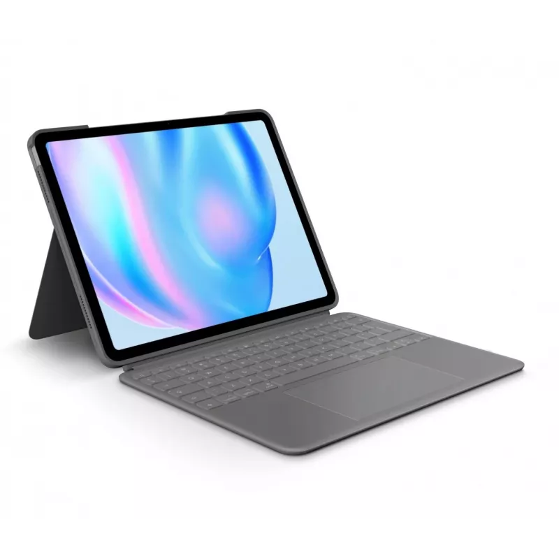 Logitech Combo Touch toetsenbord QWERTY US International grijs trackpad