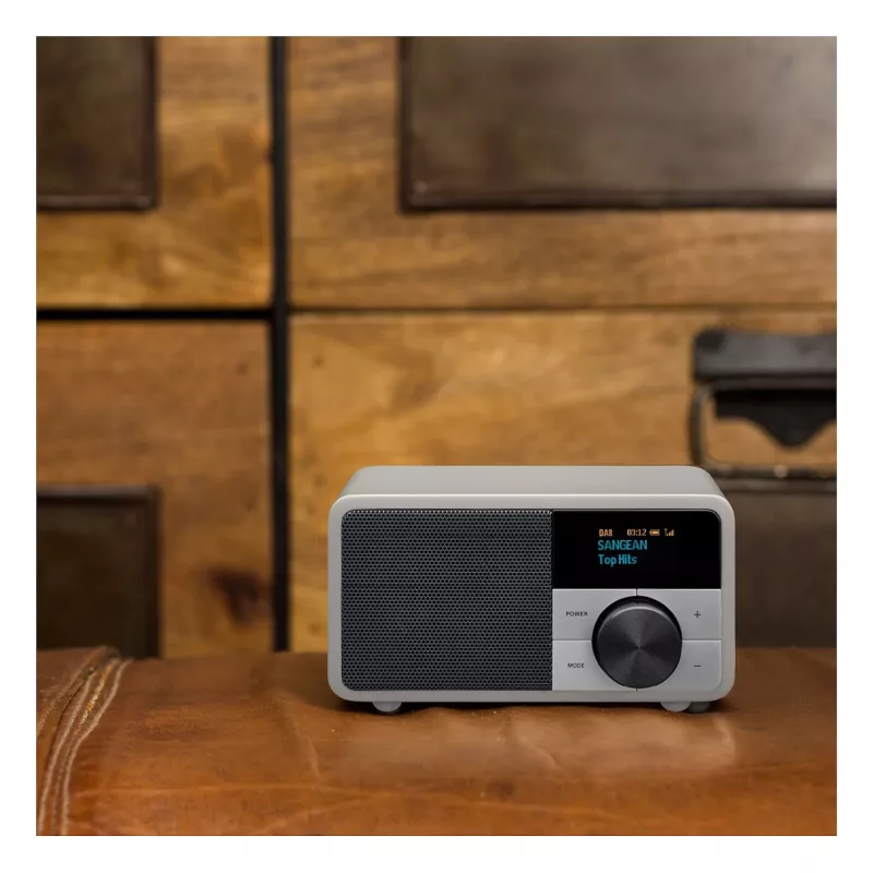 Tafelradio Sangean DDR-7 Glacier Silver met digitale tuner en Bluetooth