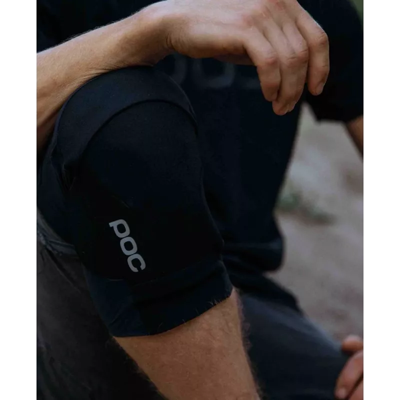 Kniebeschermers POC Oseus VPD Knee — zwart, elastisch materiaal