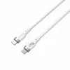 HYPER HyperJuice 240W Siliconen USB-C naar USB-C kabel (0,9 m/1 m) - Wit