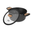Braadpan RESTO 93188 kookpan voor de kookplaat, 24 cm, 4,4 L