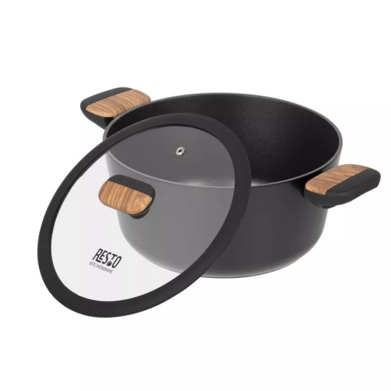 Braadpan RESTO 93188 kookpan voor de kookplaat, 24 cm, 4,4 L