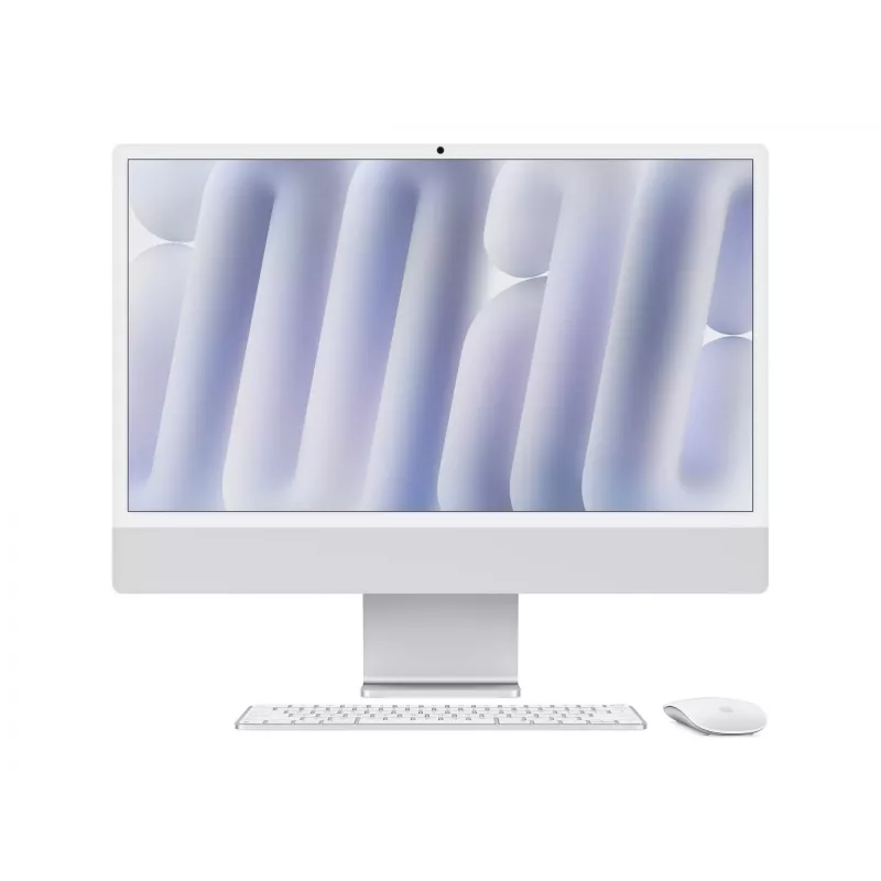 iMac 24 inch: M4 10/10, 24GB, 512GB SSD – zilver
