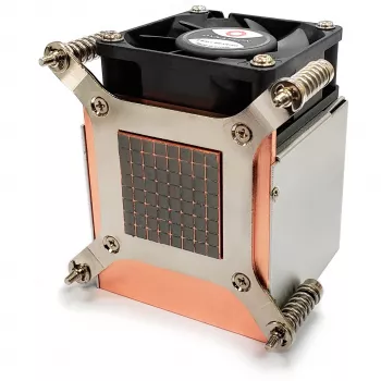 Inter-Tech K-650 processorkoeler 6 cm aluminium – zwart (88885510)