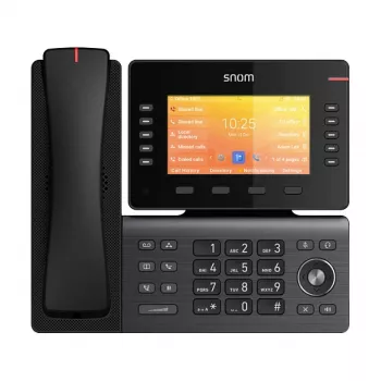 Snom D892M, IP-telefoon, zwart, tafel-/wandmontage, Linux, TFT, 12,7 cm (5 inch)