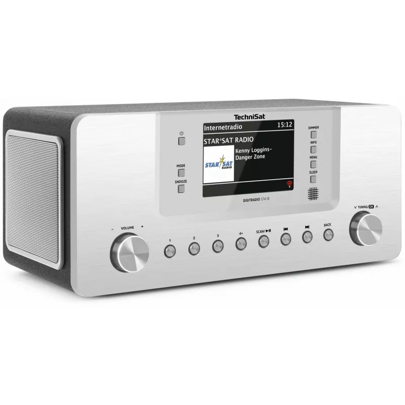 TechniSat DigitRadio 574 IR - audiosysteem - 2 x 5 watt - zilver (0001/2951)
