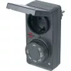 Schakelklok met schemersensor DDT IP 44 antraciet