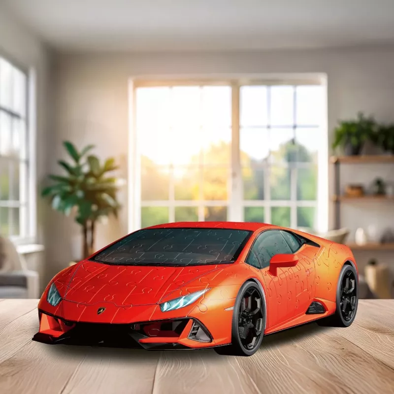 3D-puzzel Ravensburger Lamborghini Huracan EVO — 158 stukjes, schaalmodelbouw