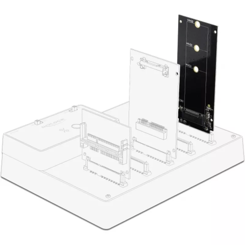 DeLOCK - interfaceadapter - M.2 - M.2-kaart - SATA 6Gb/s (64099)
