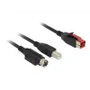 USB-kabel DeLOCK 85489 USB 2.0 3 m USB B zwart