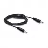 Audiokabel DeLOCK 84438 5m 3,5 mm stekker naar stekker zwart