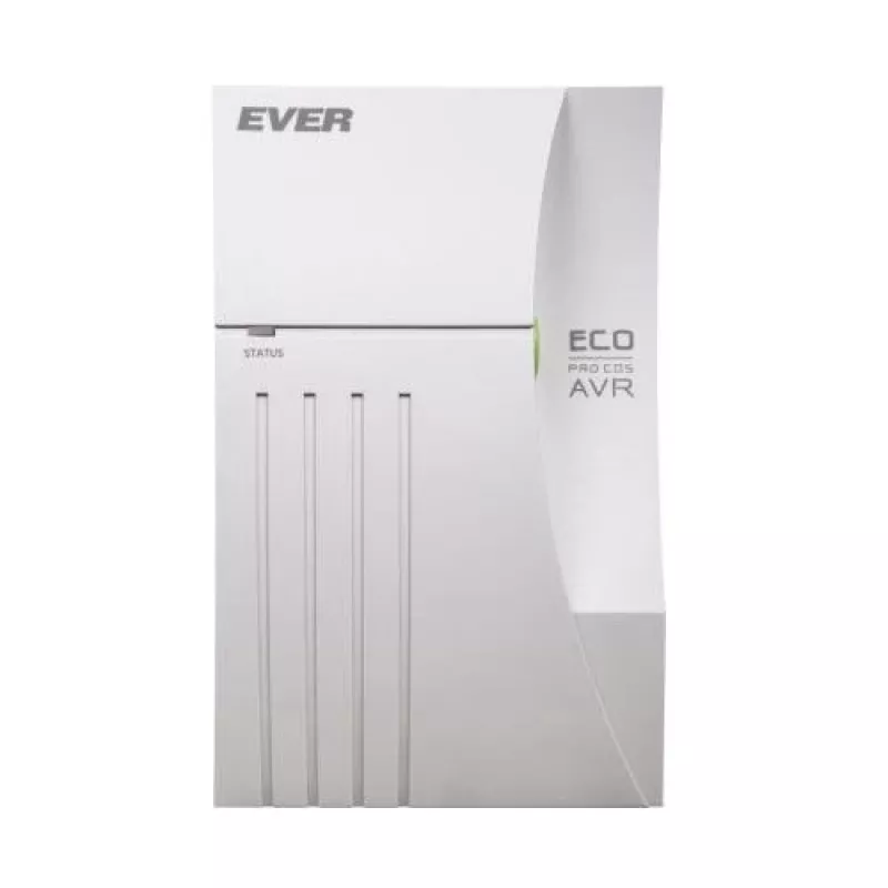 Ever ECO Pro 1200 AVR CDS line-interactive UPS, 1,2 kVA / 780 W, 2 Schuko-stopcontacten, toren