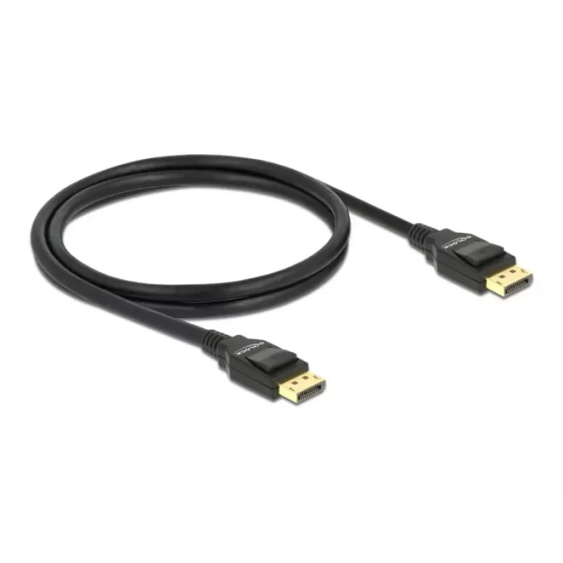 DisplayPort-kabel DeLOCK 82423 1 m stekker naar stekker zwart