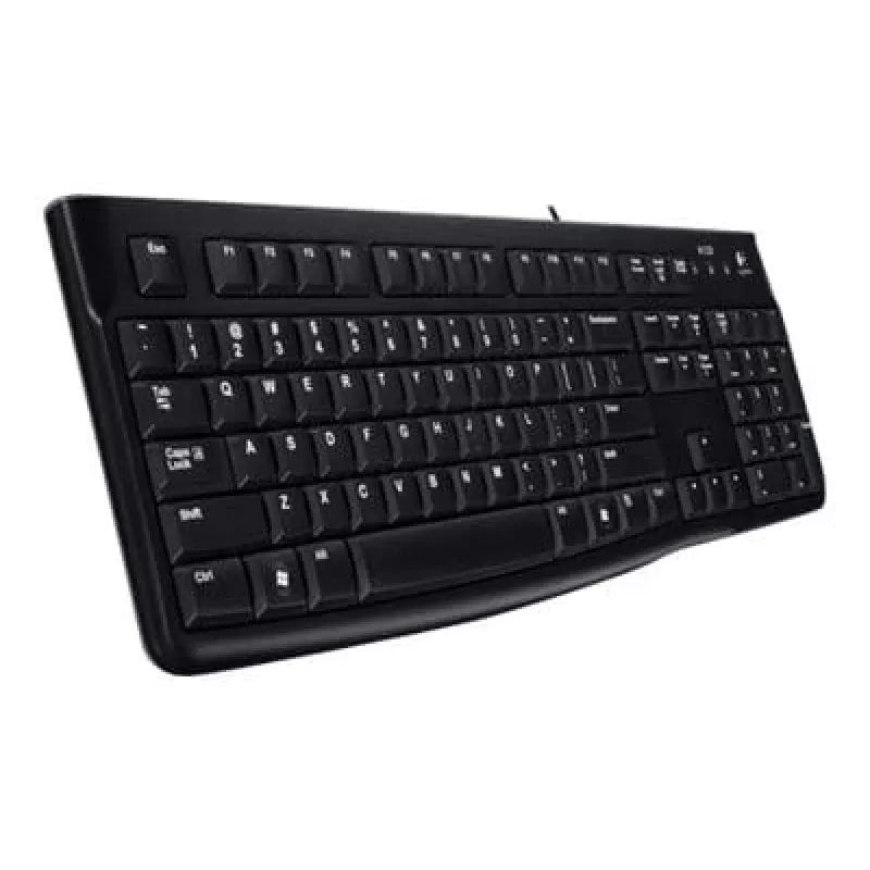 Desktop MK120, bedraad, USB, QWERTZ, zwart, muis inbegrepen