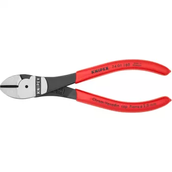 Zijkniptang Knipex 74 01 160, chroom-vanadiumstaal, kunststofgreep