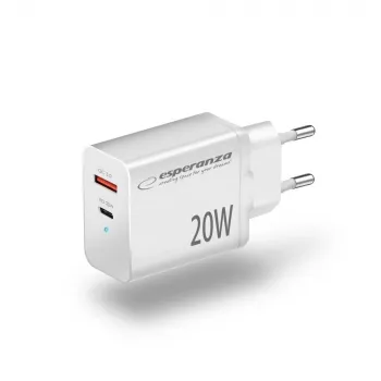 Esperanza EZC105W netlader 20W wit
