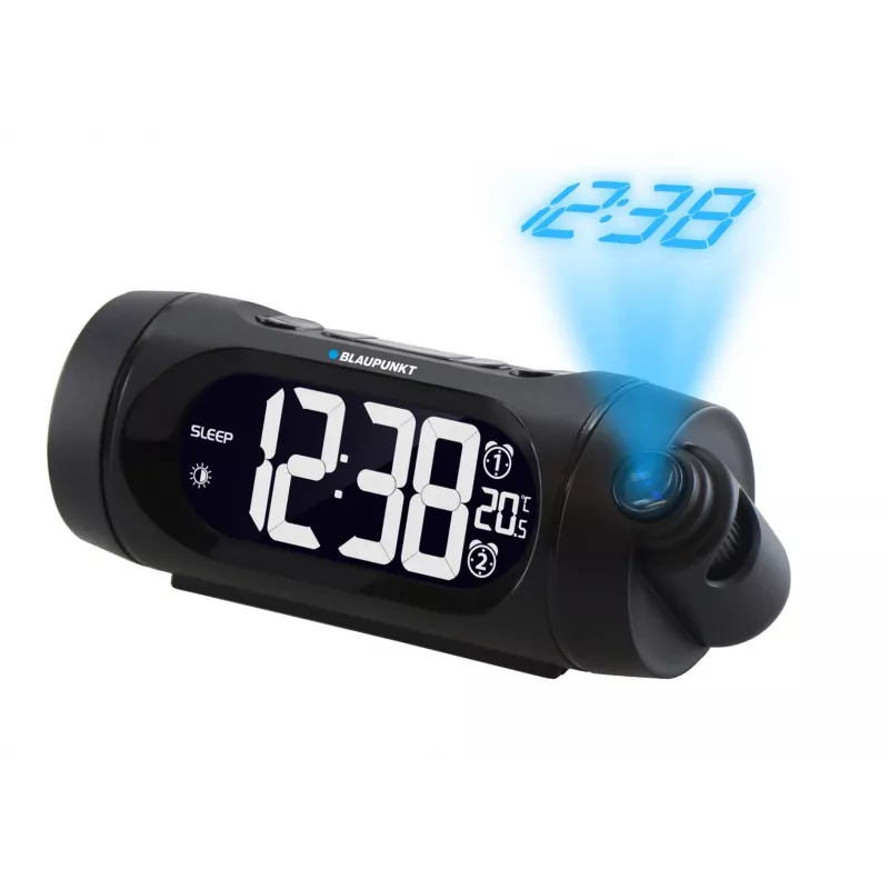 Radiowekker Blaupunkt CRP9BK, FM PLL, projector, USB-oplaadfunctie, binnentemperatuur (CRP9BK)