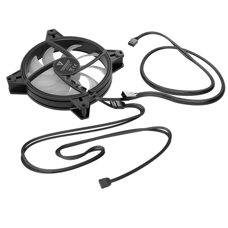 Computerventilator MODECOM VOLCANO APEX 140 ARGB zwart Reverse 140 mm