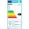 Inbouwoven SIMFER 4207DERSP.1 — 47 L, multifunctioneel, handmatige pop-up-knoppen, zwart, 59,5×45 cm