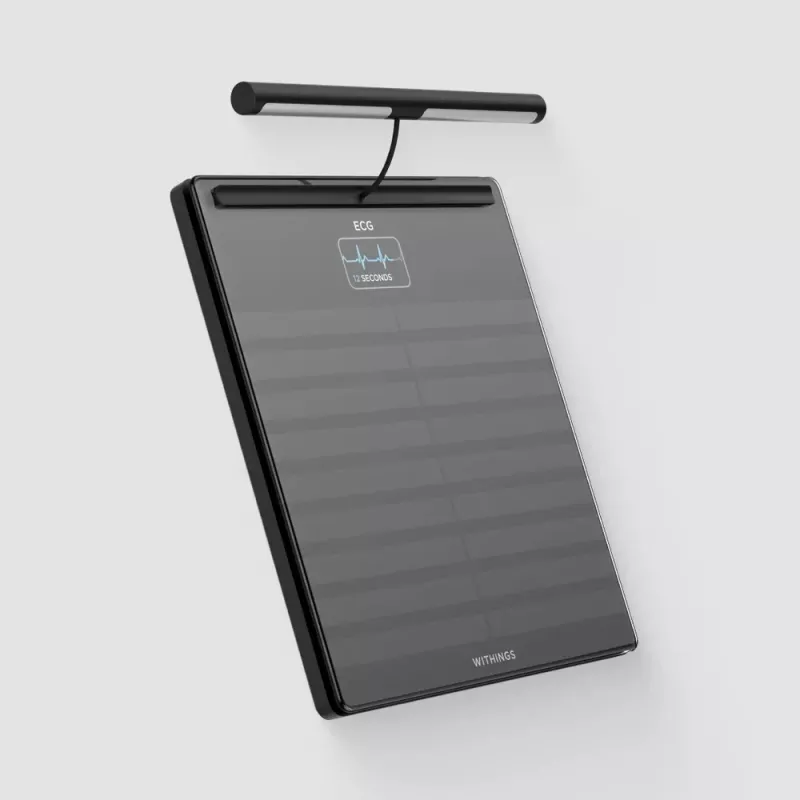 Elektronische personenweegschaal Withings BODY SCAN Square zwart