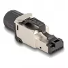 DeLOCK 86016 draadverbinder RJ45/LSA zwart zilver stekker