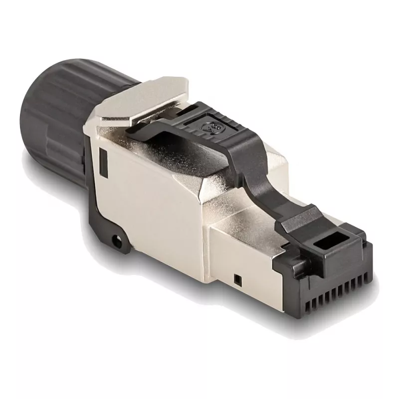 DeLOCK 86016 draadverbinder RJ45/LSA zwart zilver stekker
