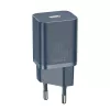 Baseus Super Si Power Charger met USB-C naar Lightning-kabel 20W blauw