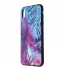 Beschermhoes van glas Tellur voor iPhone XS Max met bedrukt palmenontwerp