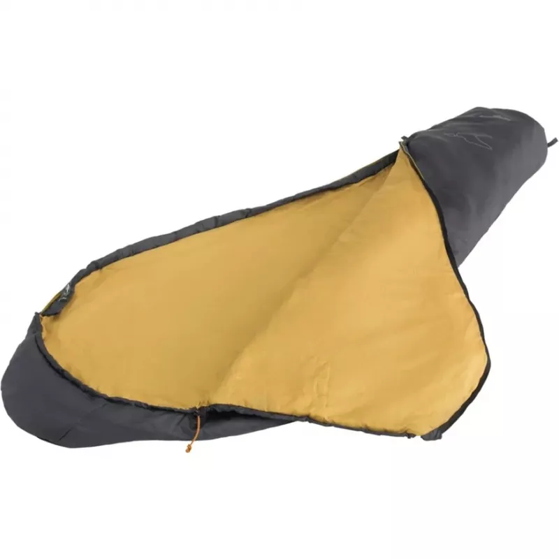 Slaapzak easy camp Falcon I Mummy 10°C grijs – lichte eenpersoons mummieslaapzak, comfort 10°C