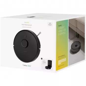 Robotstofzuiger Hombli HBVR-0100 — zakloos 0,35 L, 3200 mAh, 90 min looptijd, 33 cm diameter, zwart