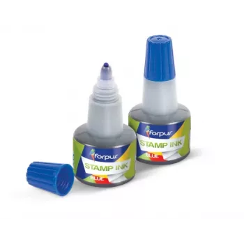 Stempelkusseninkt Forpus, 30 ml blauw 1223-030