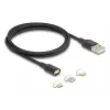 USB-kabel DeLOCK 88165 1 m USB A zwart