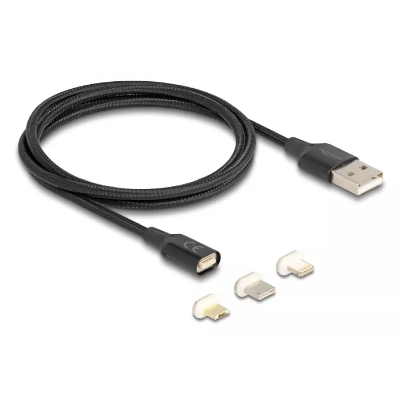 USB-kabel DeLOCK 88165 1 m USB A zwart