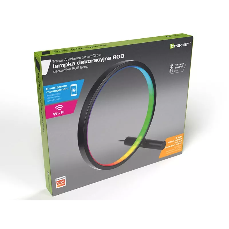 Tafellamp TRACER Ambience Smart Circle LED RGB — decoratieve slimme LED-cirkel